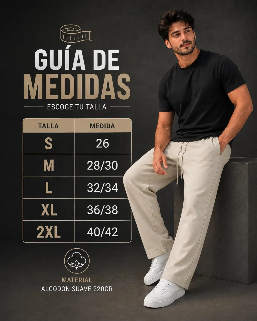 Jogger Milán Bota Recta 5