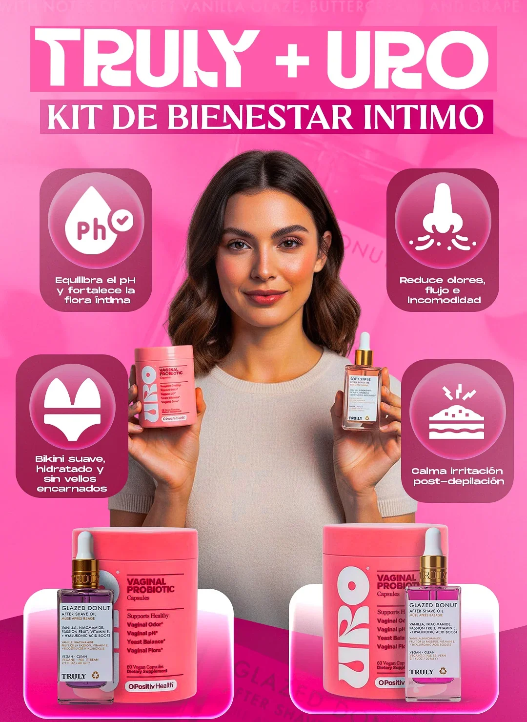 TRULY + URO KIT DE BIENESTAR INTIMO 1