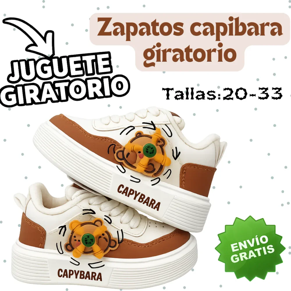 Página de ventas de Zapatos que giran hecha en Lumy