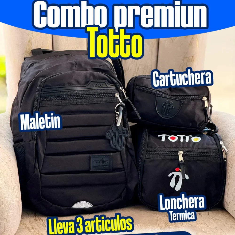 Lleva 3 productos Totto por un precio 1