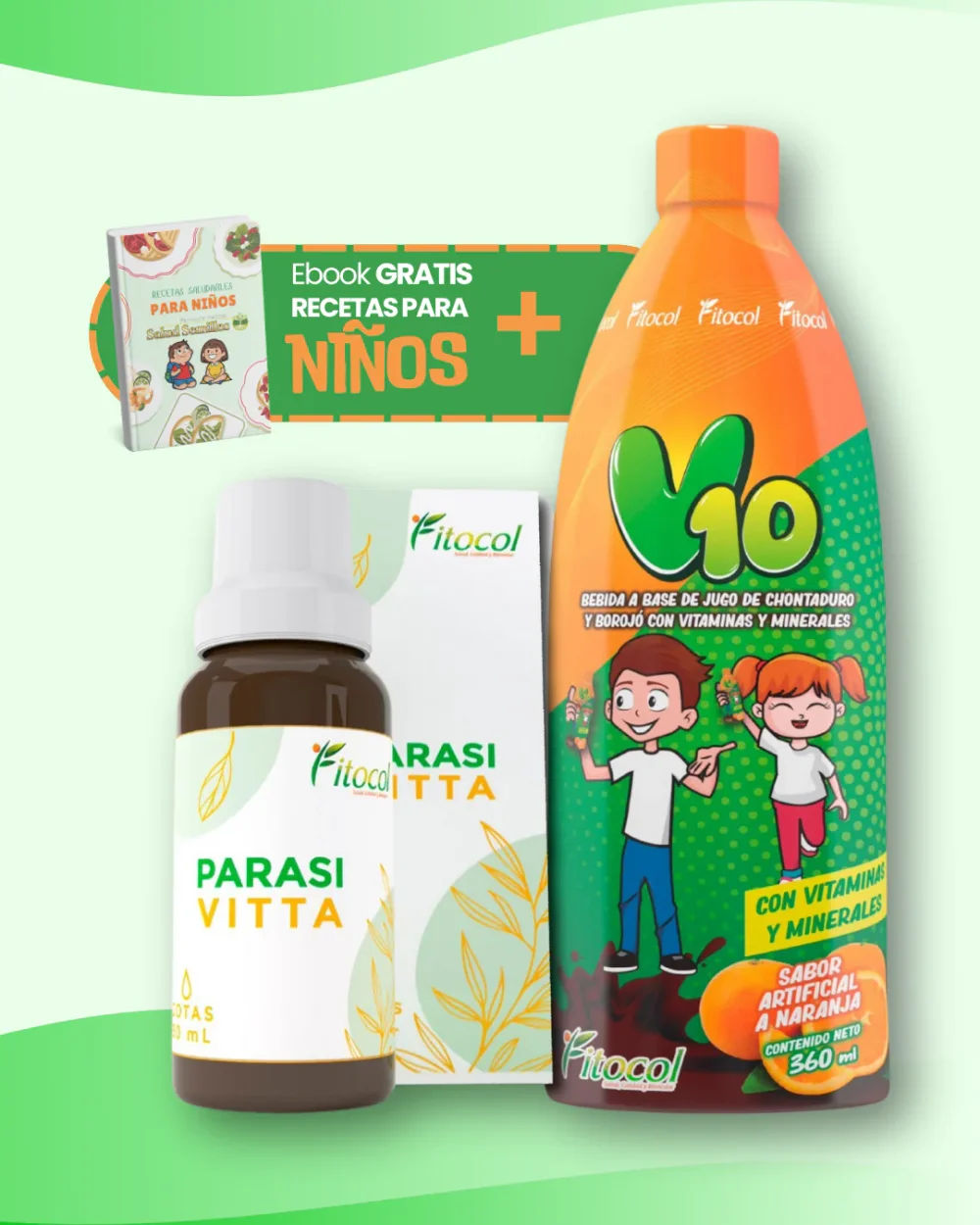 Refuerza el bienestar de tus hijos con V10 y Parasivitta 1