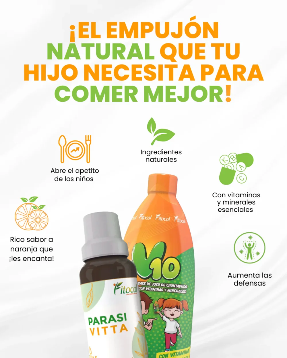 Refuerza el bienestar de tus hijos con V10 y Parasivitta 2