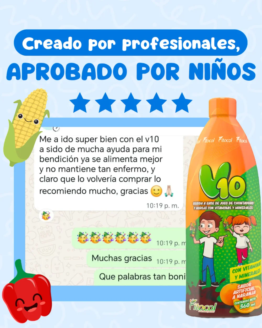 Refuerza el bienestar de tus hijos con V10 y Parasivitta 6