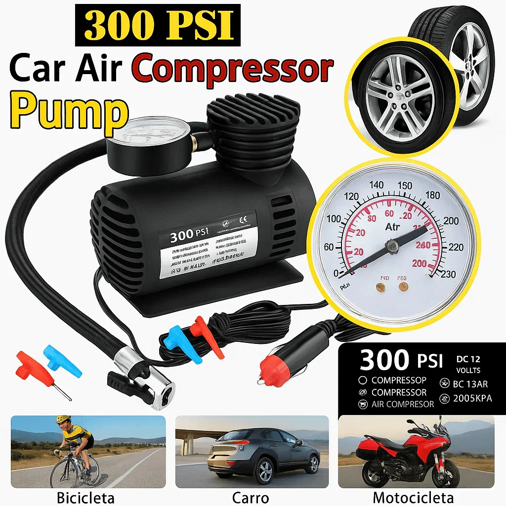 Infla donde quieras con el Mini Compresor 1