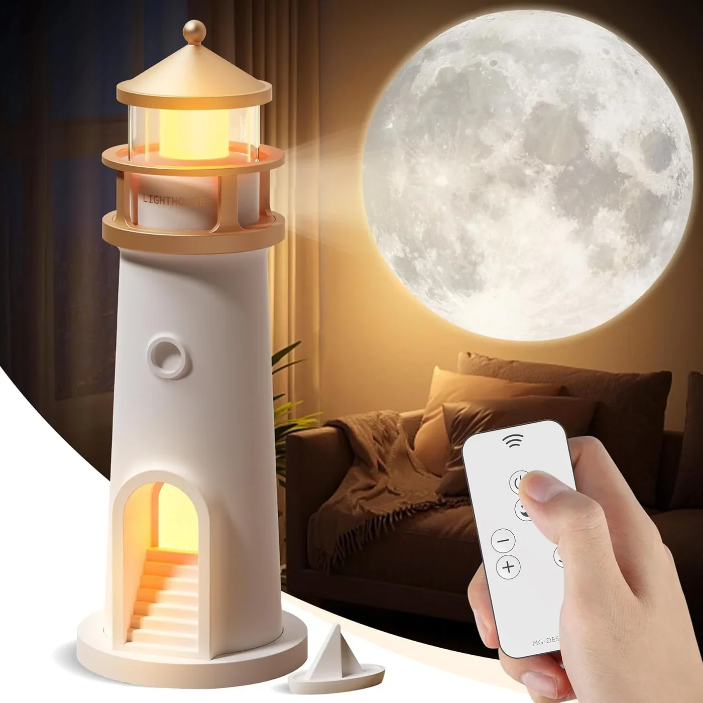 Lampara Faro Luna Con Parlante 1