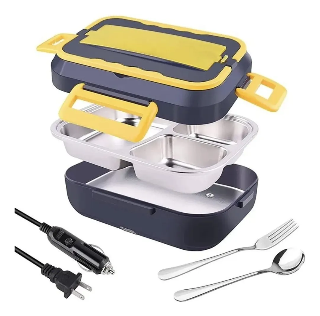 Calienta tu comida en minutos con la Lonchera Térmica Eléctrica Portátil 4