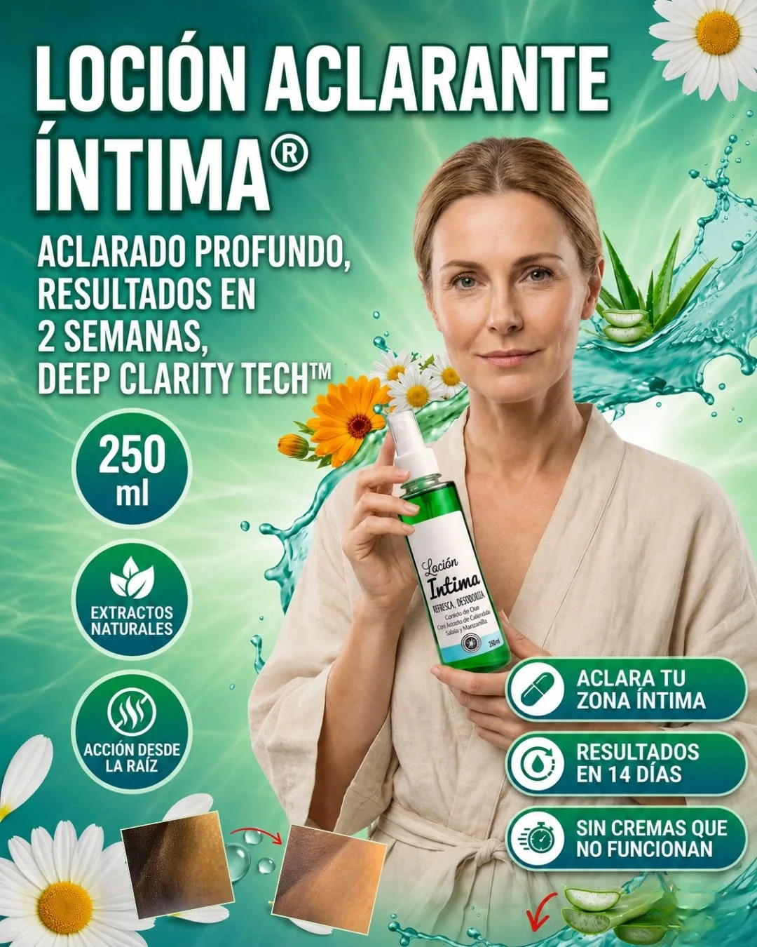 Locion aclarante intima ®