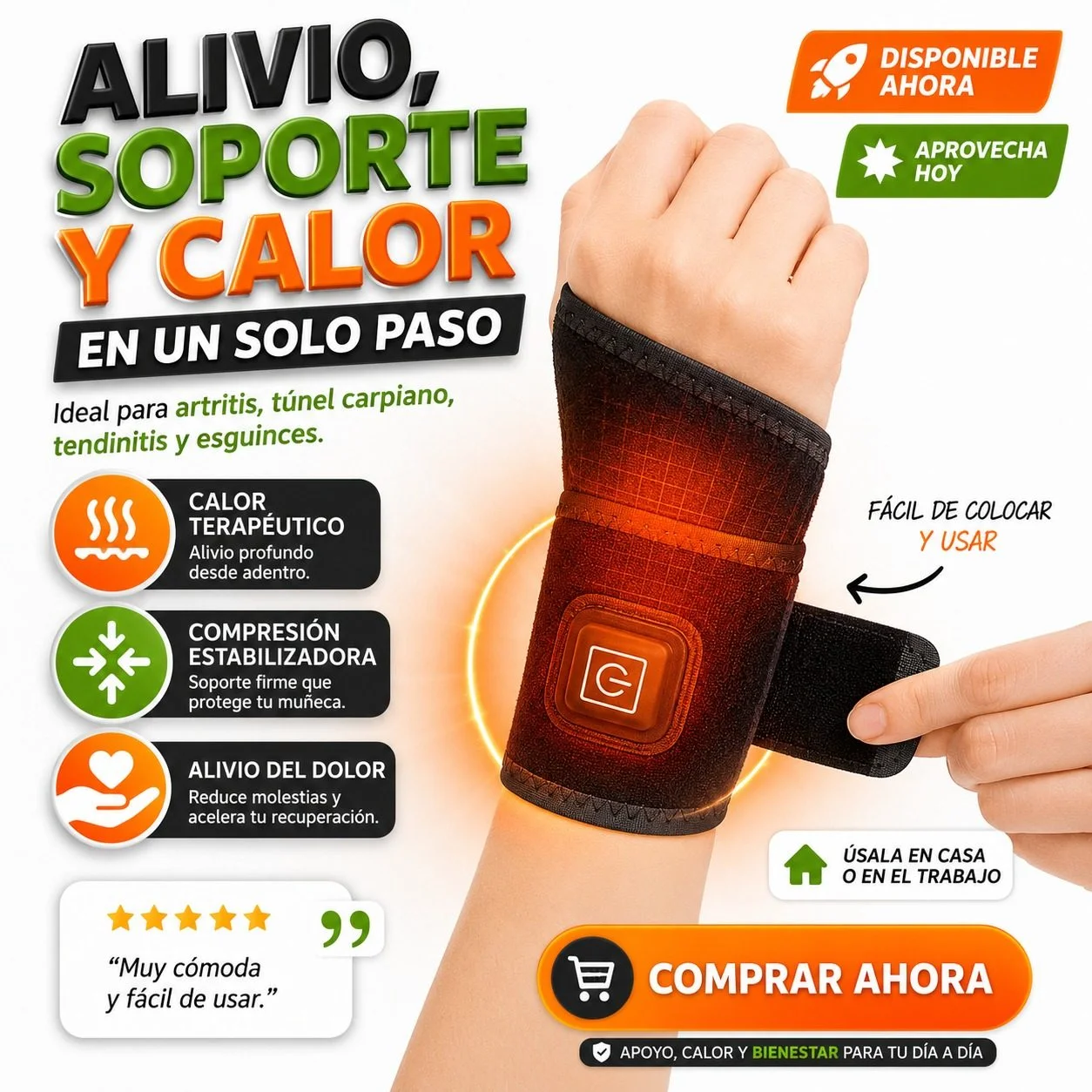 Muñequera termica 3 Noveles