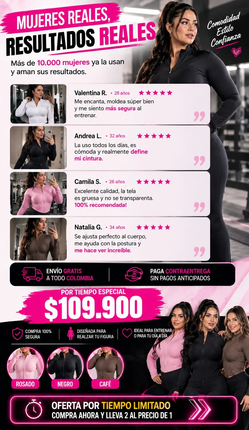 Descubre tu figura con nuestra chaqueta moldeadora 9