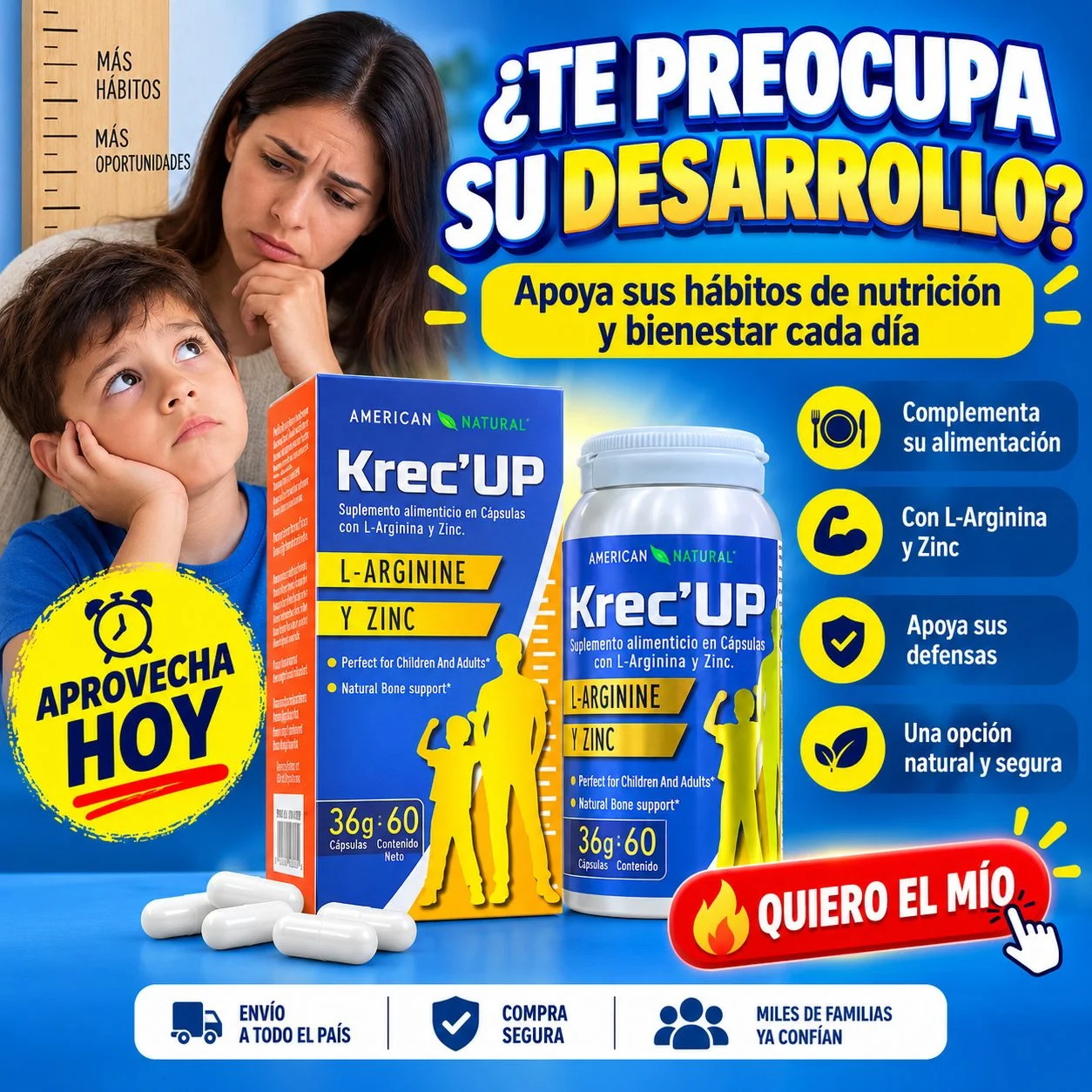 KRECE UP VITAMINAS DE CRECIMIENTO