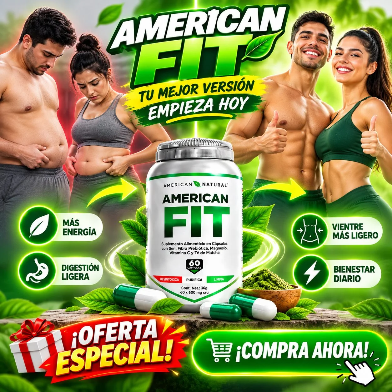🌿 AMERICAN FIT: Un paso hacia tus objetivos