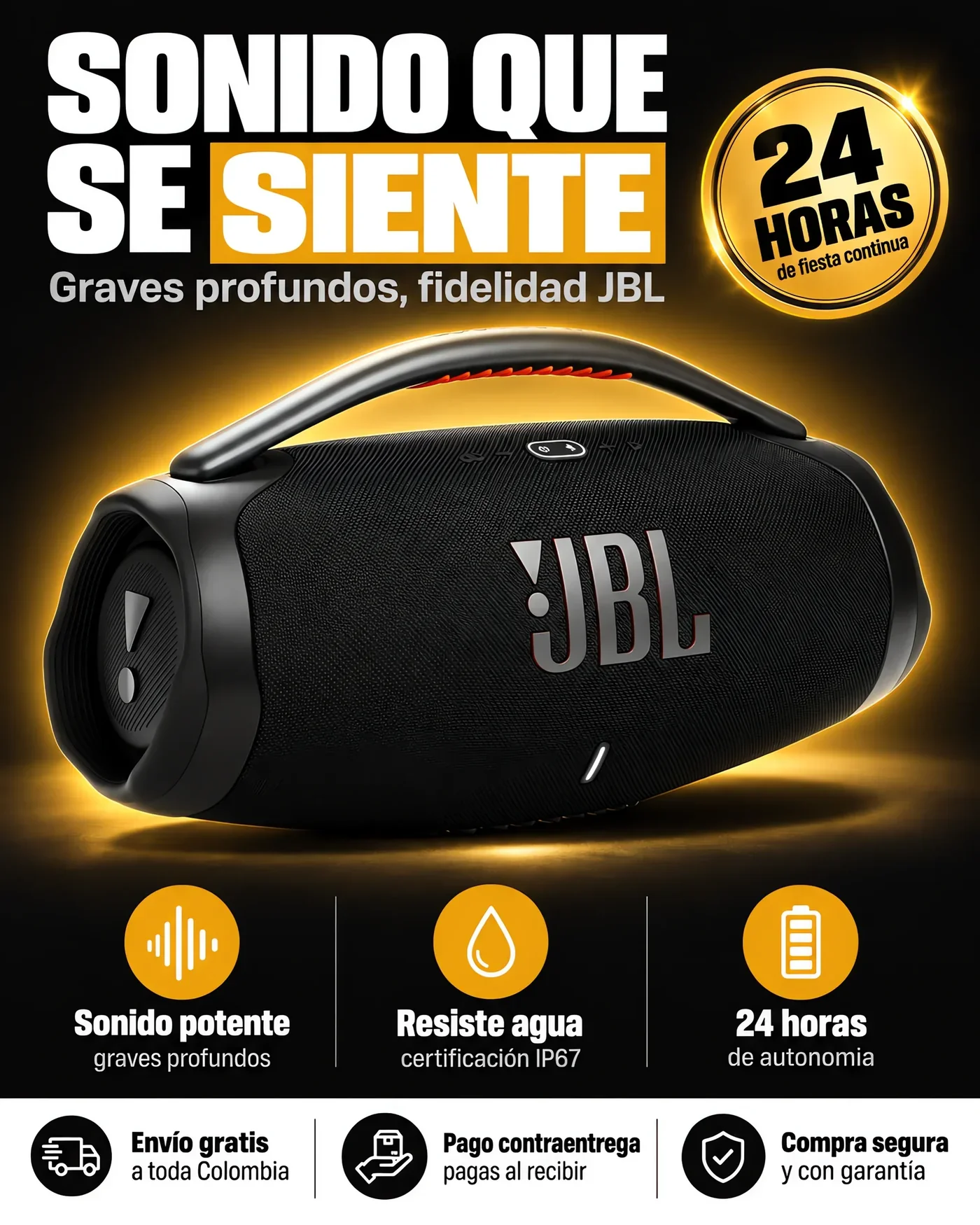 Parlante JBL Boombox 3: Sonido Superior 🔊