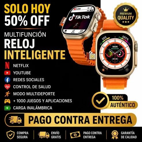 ⌚ Reloj Inteligente 2026, Un potente equipo en tu muñeca con doble cámara