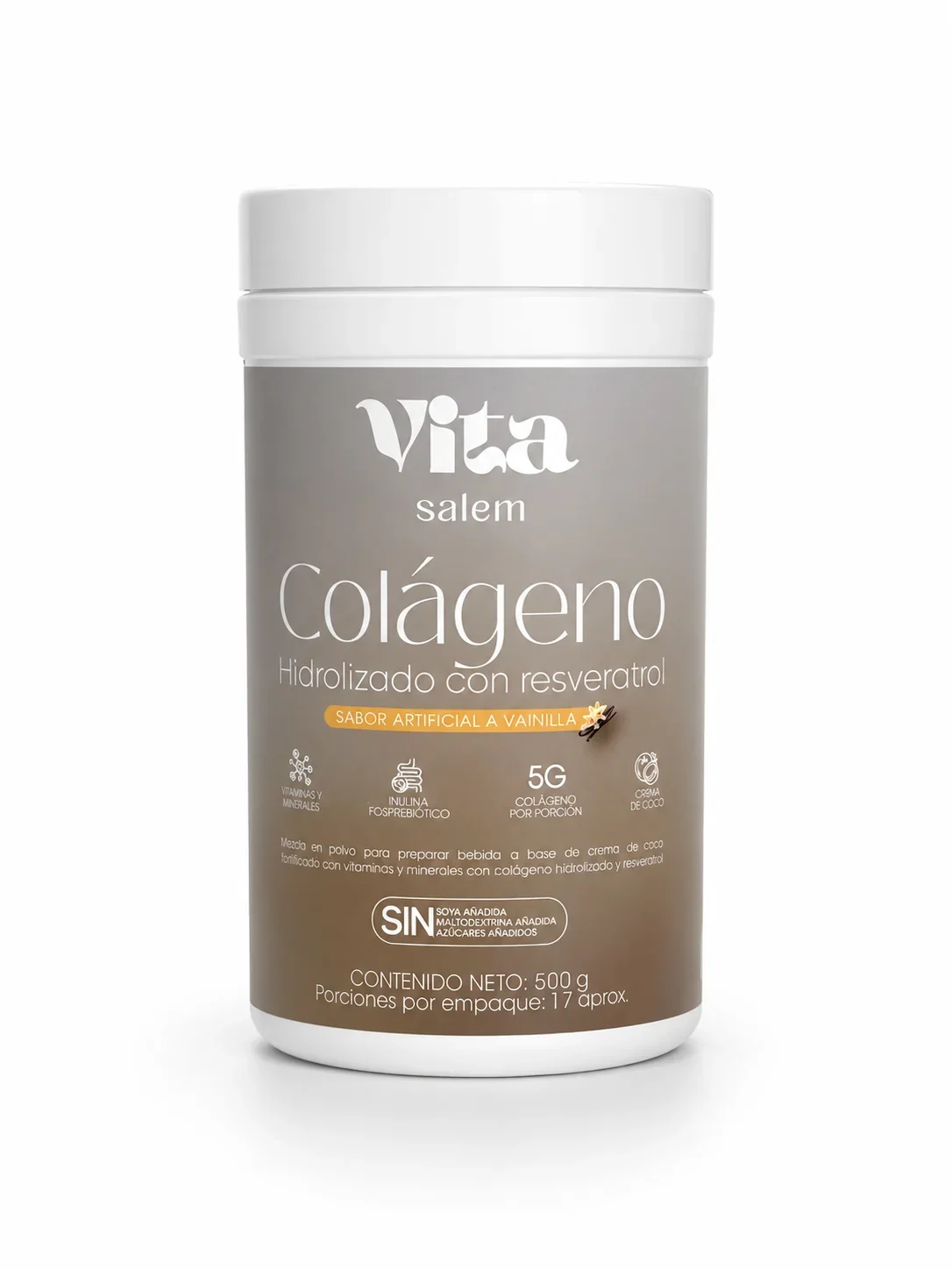 Colageno con resveratrol sabor vainilla 5