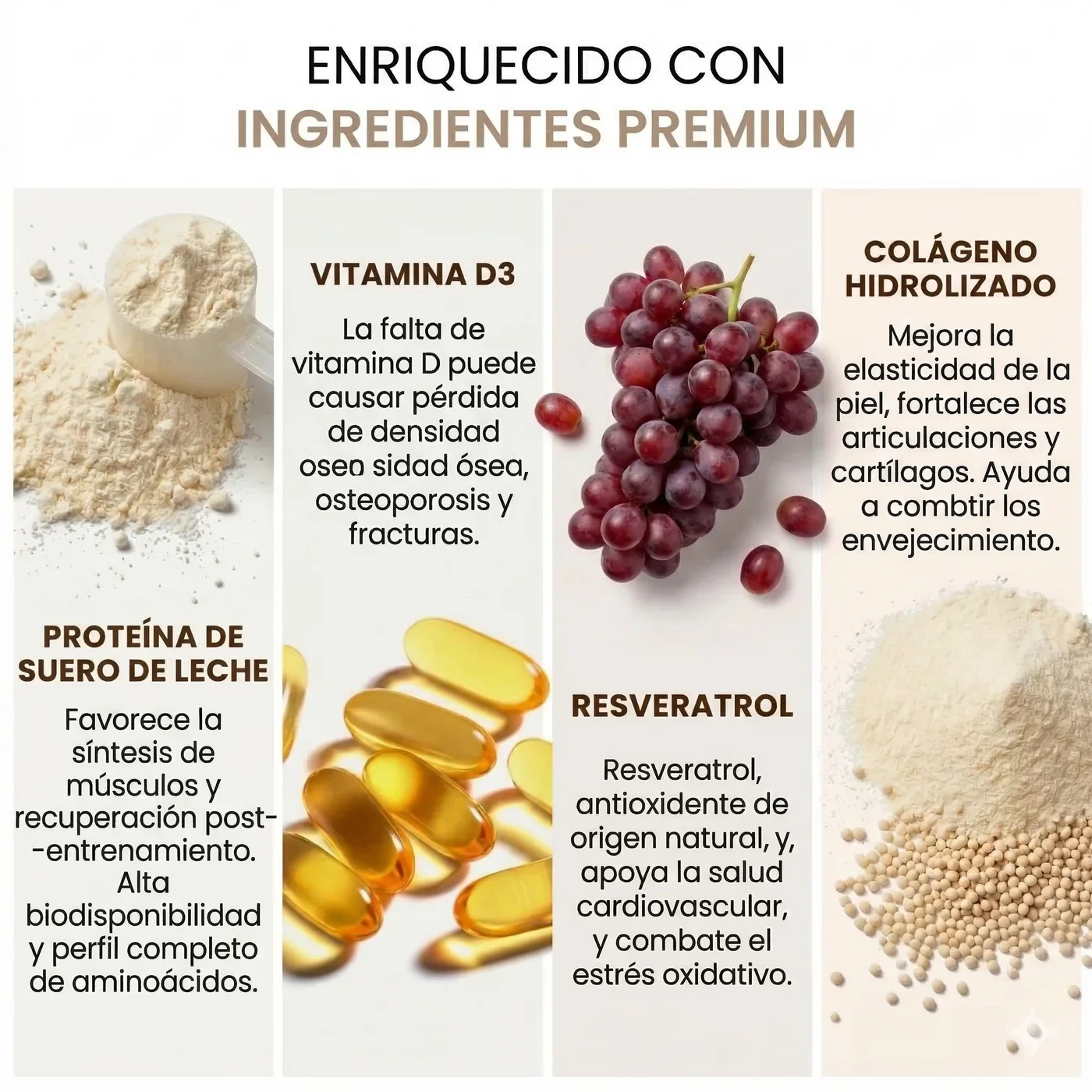 Colageno con resveratrol sabor vainilla 4