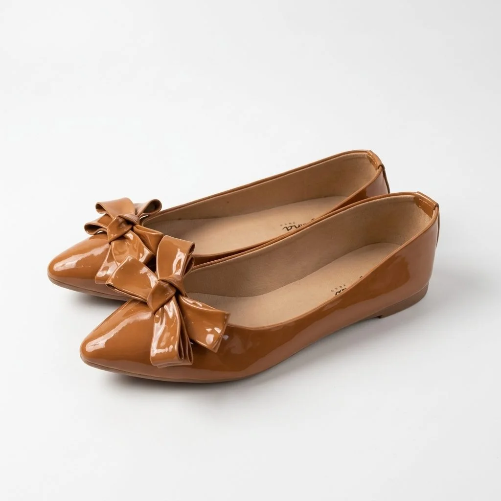 Baletas Regina camel