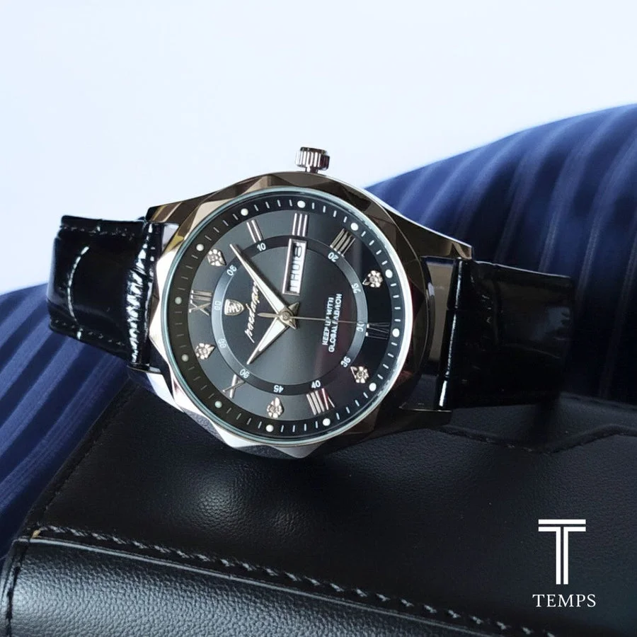 Reloj Poedagar P615 con carátula negra